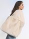 Сумка Faux-Fur Tote Bag White 2903 фото 1