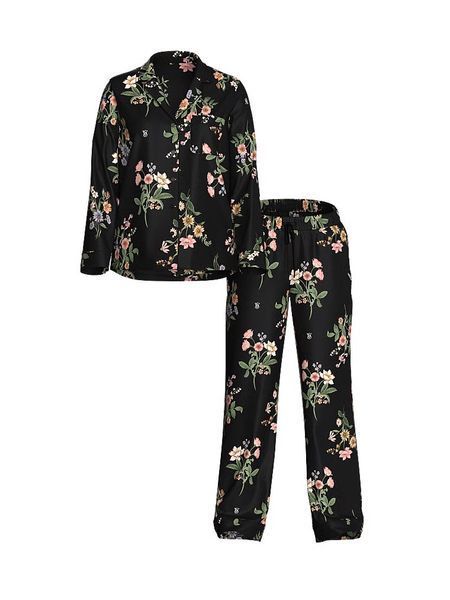 Піжамний комплект Victoria's Secret  Signature Satin Long Pajama Set 11254141 фото